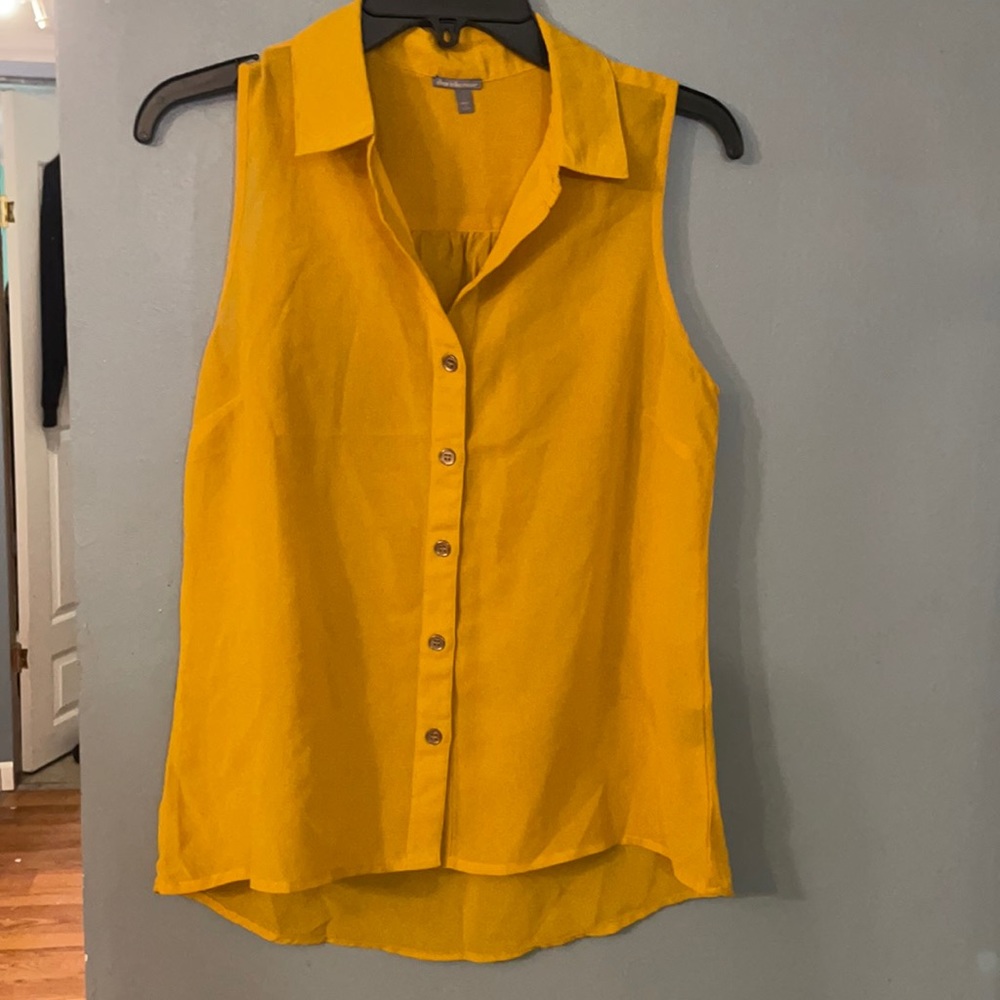 Mustard blouse